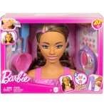 TETE A COIFFER BARBIE CHEVELURE BRUNE ET ACCESSOIRES - COLOR REVEAL - MATTEL - JFG82