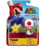 TOAD AVEC SUPER ETOILE : FIGURINE SUPER MARIO 8 CM - FIGURINE NINTENDO ARTICULE - JAKKS