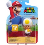TOAD JAUNE AVEC BLOC : FIGURINE SUPER MARIO 9 CM - FIGURINE NINTENDO ARTICULE - JAKKS