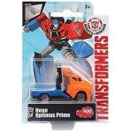 TRANSFORMERS : CAMION NEON OPTIMUS PRIME - VEHICULE MINIATURE METAL ORANGE ET BLEU - VOITURE - HASBRO