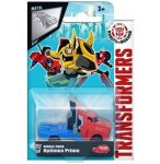 TRANSFORMERS : CAMION OPTIMUS PRIME - VEHICULE MINIATURE METAL ROUGE ET BLEU - VOITURE - HASBRO