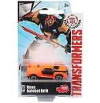 TRANSFORMERS : NEON AUTOBOT DRIFT - VEHICULE MINIATURE METAL ORANGE - VOITURE - HASBRO