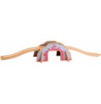 TUNNEL ET PONT EN BOIS - BEEBOO - ACCESSOIRE CIRCUIT TRAIN EN BOIS