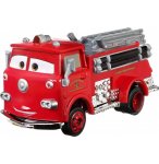 VEHICULE CARS 2 DELUXE CAMION POMPIER ROUGE RED - VOITURE MINIATURE - MATTEL 