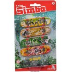 X-TREME - COFFRET 4 MINI DECK SKATES - MINI SKATE A DOIGT 90 MM - SIMBA