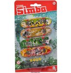 X-TREME - COFFRET 4 MINI DECK SKATES - MINI SKATE A DOIGT 90 MM - SIMBA