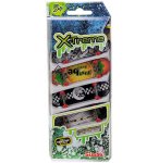 X-TREME - COFFRET 4 MINI DECK SKATES - MINI SKATE A DOIGT 95 MM - SIMBA