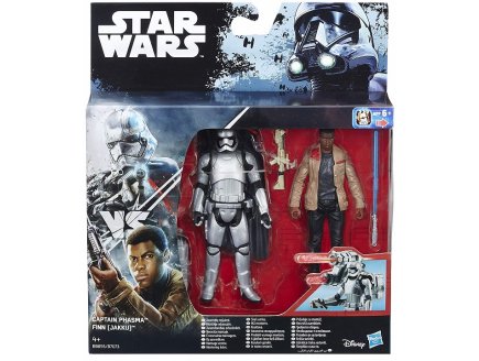 2 FIGURINES STAR WARS CAPTAIN PHASMA ET FINN 9.5 CM - REBELS MISSION DANS L'ESPACE - HASBRO - B9855