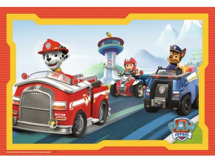 2 puzzles pat patrouille : marcus chase ryder zuma rocky partent en mission 12 pieces - Ravensburger - 075911