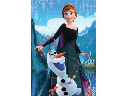 2 puzzles reine des neiges : elsa anna olaf 500 pieces - collection disney - Educa - 19016
