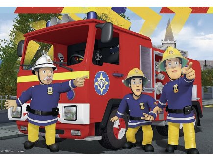 2 puzzles sam le pompier : t'aide dans le besoin 24 pieces - Ravensburger - 090426
