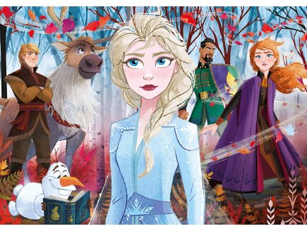 4 puzzles enfant Disney Reine des Neiges : Elsa et Olaf Sven Anna 20 - 60 pi�ces - Clementoni 21307