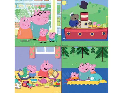 4 puzzles progressifs : peppa le cochon / pig 6 - 9 - 12 - 16 pieces - Educa - 15918