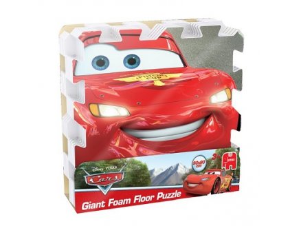 9 DALLES EN MOUSSE CARS DISNEY - TAPIS DE SOL PUZZLE GEANT