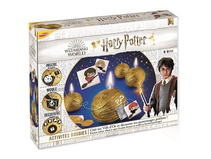 ACTIVITES BOUGIES HARRY POTTER VIFS D'OR - JOUSTRA - 43571 - JEU CREATIF