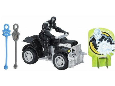 Agent venom avec son quad d'attaque - spiderman web slingers - Hasbro - b1466