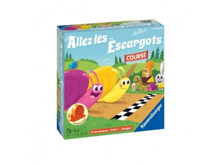Allez les escargots - Course, Plateau - Ravensburger - 206179 - Jeu societ Enfant