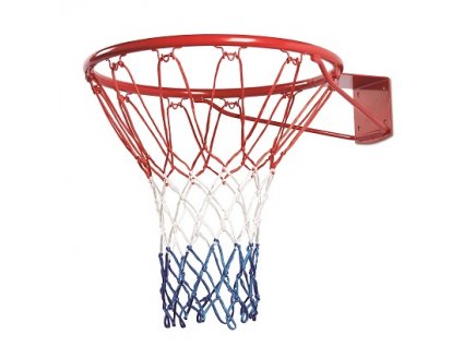 Anneau de basketball mural avec filet et fixations - Panier, cerceau - Jeu sport plein air