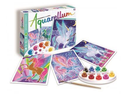 Aquarellum grand format pegases - Sentosphere - 6320 - loisirs creatifs