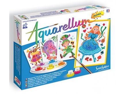 AQUARELLUM JUNIOR ALICE AU PAYS DES MERVEILLES - SENTOSPHERE - 6501 - PEINTURE