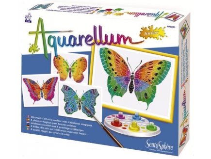 AQUARELLUM JUNIOR PAPILLONS - SENTOSPHERE - 661 - LOISIRS CREATIFS