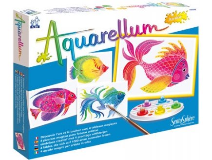 AQUARELLUM JUNIOR POISSONS - SENTOSPHERE - 650 - LOISIRS CREATIFS