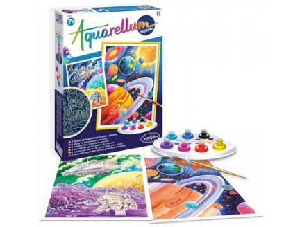 Aquarellum phospho cosmos - Sentosphere - 6413 - loisirs creatifs