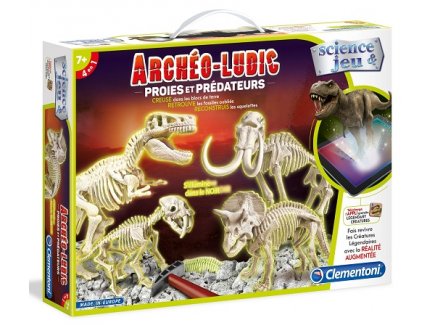 ARCHEO LUDIC 4 EN 1 PROIES ET PREDATEURS - CLEMENTONI - 52266 - SCIENCE & JEU