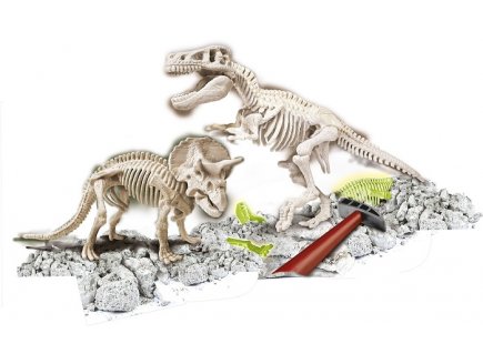 Archeo ludic t rex & triceratops - Clementoni - 52072 - science & jeu