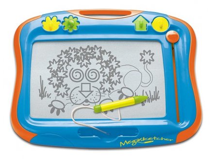 ARDOISE MAGIQUE MEGASKETCHER CLASSIQUE BLEU - TOMY - TABLETTE DESSIN EFFACABLE