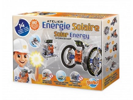 ATELIER ENERGIE SOLAIRE 14 MODELES EN 1 - BUKI - 7503 - SCIENCE & CONSTRUCTION