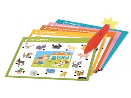 Baby Electro A la ferme 2-3 ans - Quiz, questions r�ponses - Nathan - Jeu educatif avec stylo