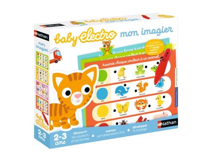 Baby Electro Mon Imagier 2-3 ans - Quiz, questions r�ponses - Nathan - Jeu educatif avec stylo