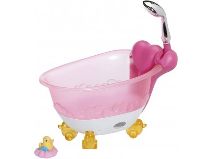 BAIGNOIRE MAGIQUE ROSE BABY BORN POUPON 36-43 CM - ZAPF - 828366 - ACCESSOIRE BAIN POUPEE