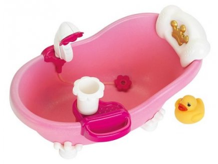 BAIGNOIRE PRINCESSE CORALIE A FONCTIONS POUR POUPEE - KLEIN - 1663 - BAIN POUPON