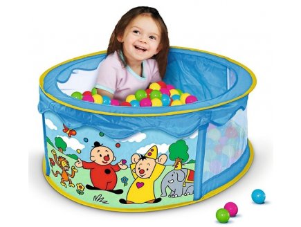 BAIN A BALLES BUMBA + 50 BALLES - PISCINE A BALLES BEBE