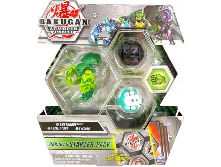 BAKUGAN ARMORED ALLIANCE 3 BOULES : TRETOROUS - AUXILLATAUR - CYCLOID  - SPIN MASTER 20123237