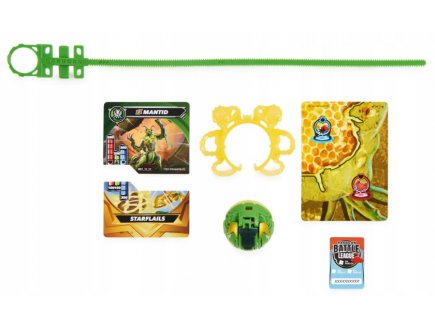 Bakugan battle league : pack special attaque : boule mantid + anneau combat - saison 6 - spin master 20141492