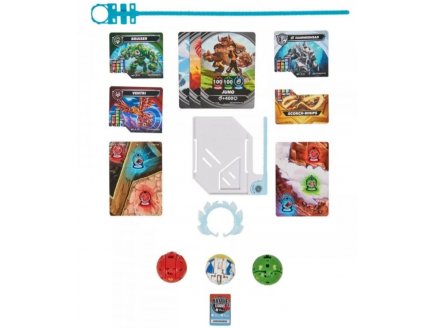 Bakugan Battle League : Starter Pack spécial attaque 3 boules : Hammerhead Bruiser Ventri - Saison 6 - Spin Master