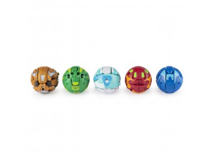 Bakugan battle planet - battle pack aurelus lupitheon et haos vicerox : 5 boules - 10 bakucores - Spin master 20115152
