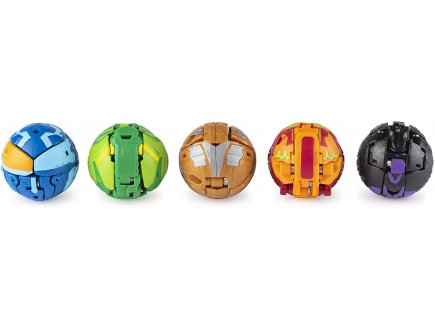 Bakugan battle planet - battle pack ventus phaedrus et pyrus hydranoid : 5 boules - 10 bakucores - Spin master 20115151