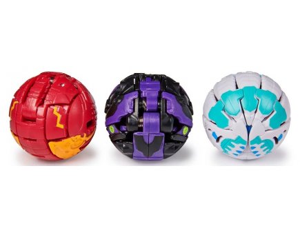 Bakugan battle planet - pack de demarrage darkus kelion : 3 boules - Spin master 20118473