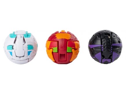 Bakugan battle planet - pack de demarrage pyrus gorthion : 3 boules - Spin master 20108789