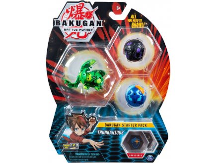 BAKUGAN BATTLE PLANET - PACK DE DEMARRAGE TRUNKANIOUS : 3 BOULES - SPIN MASTER - 20118472