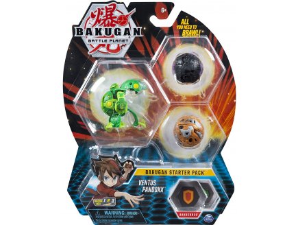 BAKUGAN BATTLE PLANET - PACK DE DEMARRAGE VENTUS PANDOXX : 3 BOULES - SPIN MASTER 20119858