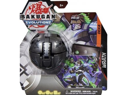 BAKUGAN EVOLUTION - PACK DEKA WRATH : 1 GRANDE BOULE JUMBO NOIR - SPIN MASTER 20137907