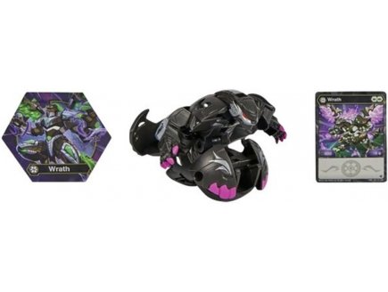 Bakugan evolution - pack deka wrath : 1 grande boule jumbo noir - spin master 20137907