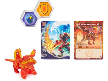 Bakugan evolutions : arcleon avec carte - boule rouge - platinum s?ries - saison 4 - Spin master 20139203