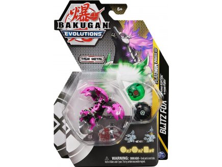 BAKUGAN EVOLUTIONS : BLITZ FOX - NANO RIPTIDE - NANO FURY - PLATINUM POWER UP - SAISON 4 - SPIN MASTER 20138077