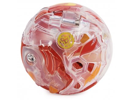 Bakugan evolutions : dragonoid avec carte - boule rouge et transparente - platinum series - saison 4 - Spin master 20135735